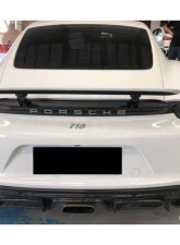 Carbonado FGCF AM Style Rear Lip Porsche Cayman | Boxster 2017-2023                                     - FGCF718-ARMA-RL-SET - Image 8