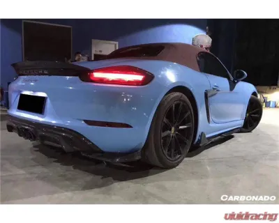 Carbonado CFRP AM Style Side Skirts Porsche Cayman | Boxster 2017-2023 - CF718-ARMA-SS