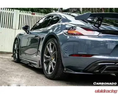 Carbonado CFRP AM Style Side Skirts Porsche Cayman | Boxster 2017-2023 - CF718-ARMA-SS