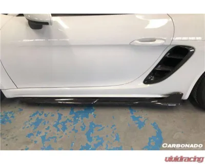 Carbonado CFRP AM Style Side Skirts Porsche Cayman | Boxster 2017-2023 - CF718-ARMA-SS