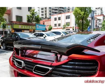Carbonado Carbon Fiber VRS Style Trunk Spoiler for McLaren 650S & MP4 12C 2011-2017 - CF8002VRS-W