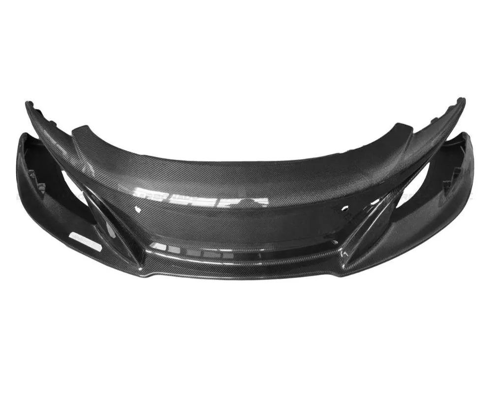 Carbonado DryCF OEM Style Front Bumper Middle McLaren 650S 2014-2017 - DRYCF8003OE650S-FBFL-SET