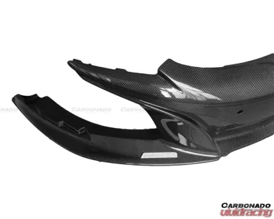 Carbonado Carbon Fiber Front Bumper Middle for McLaren 650S 2014-2017, CFRP OEM Style - CF8003OE650S-FBFL-SET