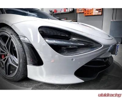 Carbonado CFRP OEM Style Headlight Inserts Tim Replacement McLaren 720S 2017-2022 - CF8005OE-HIT