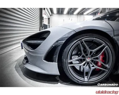 Carbonado CFRP OEM Style Headlight Inserts Tim Replacement McLaren 720S 2017-2022 - CF8005OE-HIT