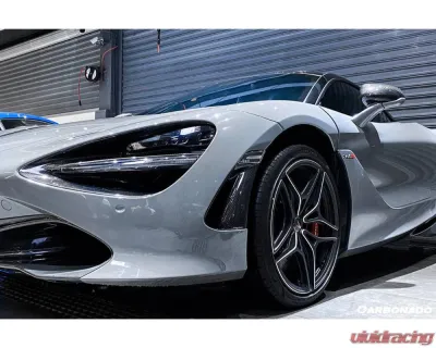 Carbonado CFRP OEM Style Headlight Inserts Tim Replacement McLaren 720S 2017-2022 - CF8005OE-HIT