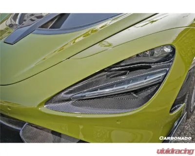 Carbonado CFRP OEM Style Headlight Inserts Tim Replacement McLaren 720S 2017-2022 - CF8005OE-HIT