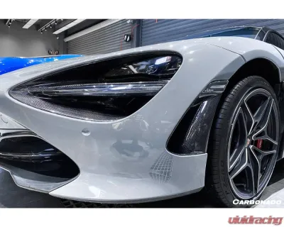 Carbonado CFRP OEM Style Headlight Inserts Tim Replacement McLaren 720S 2017-2022 - CF8005OE-HIT