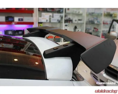 Hyundai Veloster 2012-2017 Carbonado CFRP DP Style Roof Spoiler Wing, Part No 8288DP.W - CF8288DP.W