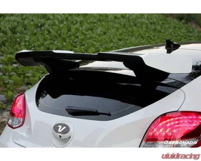 Hyundai Veloster 2012-2017 Carbonado CFRP DP Style Roof Spoiler Wing, Part No 8288DP.W - CF8288DP.W