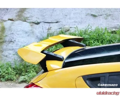 Hyundai Veloster 2012-2017 Carbonado CFRP DP Style Roof Spoiler Wing, Part No 8288DP.W - CF8288DP.W