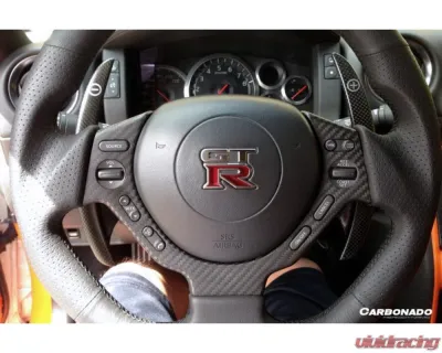Carbonado 1X1CFRP OEM Style Replacement Shift Paddles Nissan GTR R35 2008-2016 - CF8353-SPD