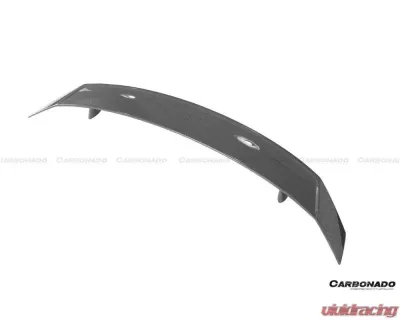 Carbonado Carbon Fiber GT Style Trunk Wing with Base for 2016-2019 Audi R8 V10 Plus - CF8358GT-WTW