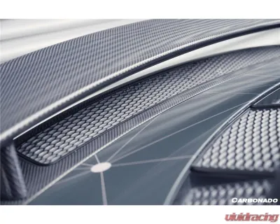 Carbonado Carbon Fiber GT Style Trunk Wing with Base for 2016-2019 Audi R8 V10 Plus - CF8358GT-WTW