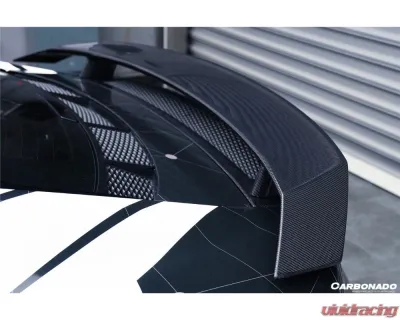 Carbonado Carbon Fiber GT Style Trunk Wing for Audi R8 2016-2023, Part No CF8358GT-W - CF8358GT-W