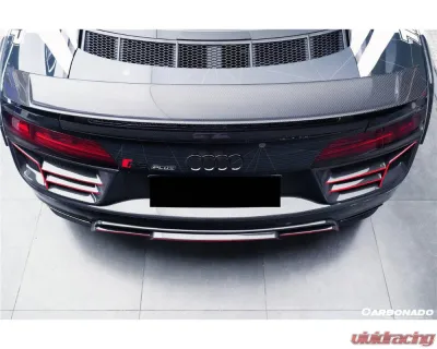 Carbonado Carbon Fiber GT Style Trunk Wing for Audi R8 2016-2023, Part No CF8358GT-W - CF8358GT-W