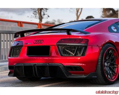 Carbonado Carbon Fiber GT Style Trunk Wing for Audi R8 2016-2023, Part No CF8358GT-W - CF8358GT-W