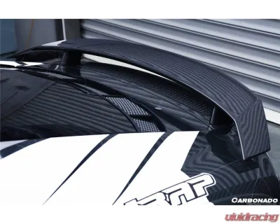 Carbonado Carbon Fiber GT Style Trunk Wing for Audi R8 2016-2023, Part No CF8358GT-W - CF8358GT-W