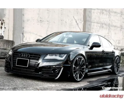 Carbonado CFRP WD Style Front Lip for Audi A7 2012-2014, Part No: CF8365WD-FL - CF8365WD-FL