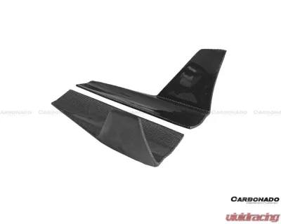 Carbonado CFRP BKSS Style Side Skirts Under Board w/ Winglets Audi RS3 | S3 | A3 2013-2020 - CF8369BKSS-SS-SET