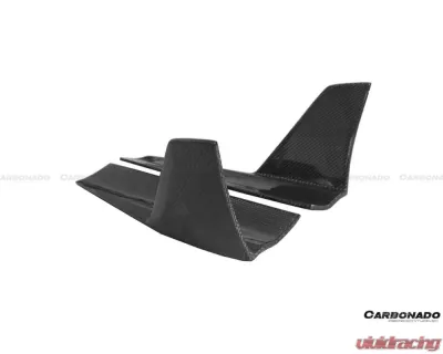 Carbonado CFRP BKSS Style Side Skirts Under Board w/ Winglets Audi RS3 | S3 | A3 2013-2020 - CF8369BKSS-SS-SET