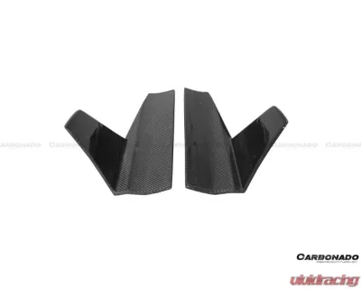 Carbonado CFRP BKSS Style Side Skirts Under Board w/ Winglets Audi RS3 | S3 | A3 2013-2020 - CF8369BKSS-SS-SET