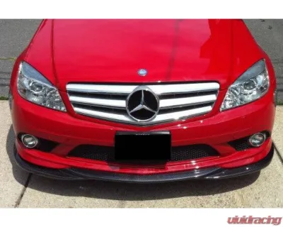 Carbonado CFRP L1 Style Front Lip Mercedes-Benz C-Class 2008-2011 - CF8487AMGS.L