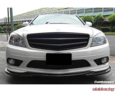 Carbonado CFRP L1 Style Front Lip Mercedes-Benz C-Class 2008-2011 - CF8487AMGS.L