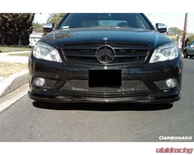 Carbonado CFRP L1 Style Front Lip Mercedes-Benz C-Class 2008-2011 - CF8487AMGS.L