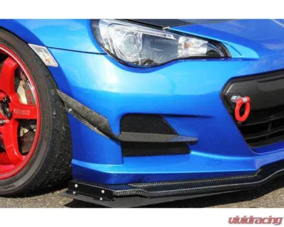 Carbonado CFRP CB Style Front Bumper Canard & Foglight Cover Subaru BRZ 2012-2016 - CF8876BRZ-CB.CRD