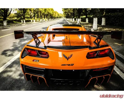 Carbonado CFRP AR Style Trunk Spoiler Chevrolet Corvette 2013-2019 - CF8993APR.TS