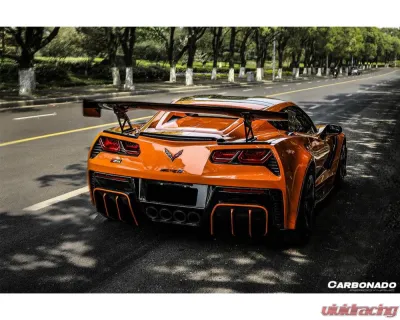 Carbonado CFRP AR Style Trunk Spoiler Chevrolet Corvette 2013-2019 - CF8993APR.TS