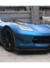 Carbonado Carbon Fiber Front Lip w/ Caps for Chevrolet Corvette C7/Z51/Z06 2013-2019                                     - CF8994Z060EM2-CRD-SET - Image 12