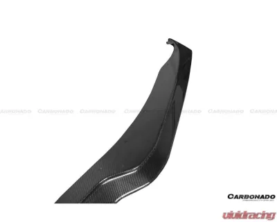 Carbonado Carbon Fiber Front Lip w/ Caps for Chevrolet Corvette C7/Z51/Z06 2013-2019 - CF8994Z060EM2-CRD-SET