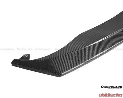 Carbonado Carbon Fiber Front Lip w/ Caps for Chevrolet Corvette C7/Z51/Z06 2013-2019 - CF8994Z060EM2-CRD-SET