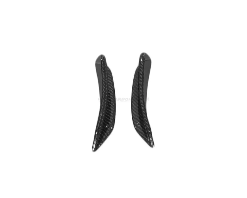 Carbonado FGCF BKSS Style Front Bumper Canards Mercedes-Benz A-Class 2016-2018 - FGCF9110BKSS-FBCRD