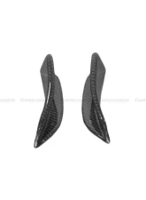 Carbonado CFRP BKSS Style Front Bumper Canards Mercedes-Benz A-Class 2016-2018                                     - CF9110BKSS-FBCRD - Image 2