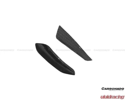 Carbonado CFRP BKSS Style Front Bumper Canards Mercedes-Benz A-Class 2016-2018 - CF9110BKSS-FBCRD