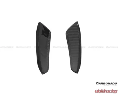 Carbonado CFRP BKSS Style Front Bumper Canards Mercedes-Benz A-Class 2016-2018 - CF9110BKSS-FBCRD