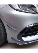 Carbonado CFRP BKSS Style Front Bumper Canards Mercedes-Benz A-Class 2016-2018                                     - CF9110BKSS-FBCRD - Image 6