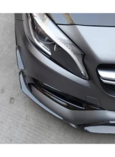 Carbonado CFRP BKSS Style Front Bumper Canards Mercedes-Benz A-Class 2016-2018                                     - CF9110BKSS-FBCRD - Image 7