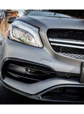 Mercedes-Benz A-Class 2016-2018 CFRP BKSS Style Carbon Fiber Front Lip CF9110BKSS-FL                                     - CF9110BKSS-FL - Image 6