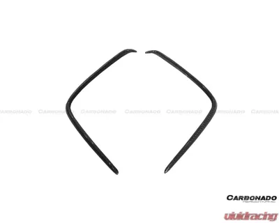 Carbonado FGCF BKSS Style Rear Bumper Canards Mercedes-Benz A-Class 2016-2018 - FGCF9110BKSS-RBCRD