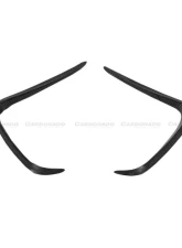 Carbonado FGCF BKSS Style Rear Bumper Canards Mercedes-Benz A-Class 2016-2018                                     - FGCF9110BKSS-RBCRD - Image 3