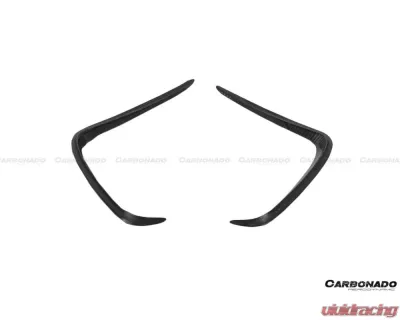 Carbonado FGCF BKSS Style Rear Bumper Canards Mercedes-Benz A-Class 2016-2018 - FGCF9110BKSS-RBCRD