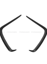 Carbonado FGCF BKSS Style Rear Bumper Canards Mercedes-Benz A-Class 2016-2018                                     - FGCF9110BKSS-RBCRD - Image 4