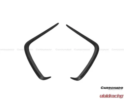 Carbonado FGCF BKSS Style Rear Bumper Canards Mercedes-Benz A-Class 2016-2018 - FGCF9110BKSS-RBCRD