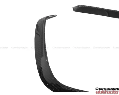 Carbonado FGCF BKSS Style Rear Bumper Canards Mercedes-Benz A-Class 2016-2018 - FGCF9110BKSS-RBCRD