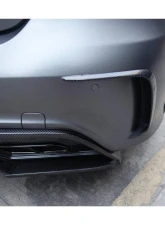 Carbonado FGCF BKSS Style Rear Bumper Canards Mercedes-Benz A-Class 2016-2018                                     - FGCF9110BKSS-RBCRD - Image 6