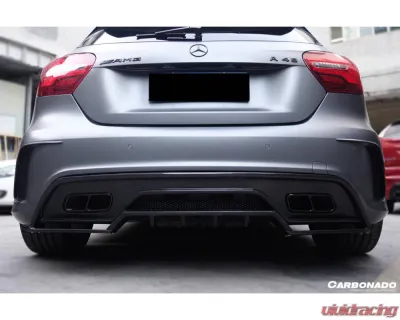Carbonado CFRP RZS Style Rear Lip Mercedes-Benz A-Class 2016-2018 - CF9110RZS-RD